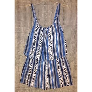 NWT Summer Mae Swim Romper 1 Piece Swimsuit Size 10 Boho Beach Pool Summer
